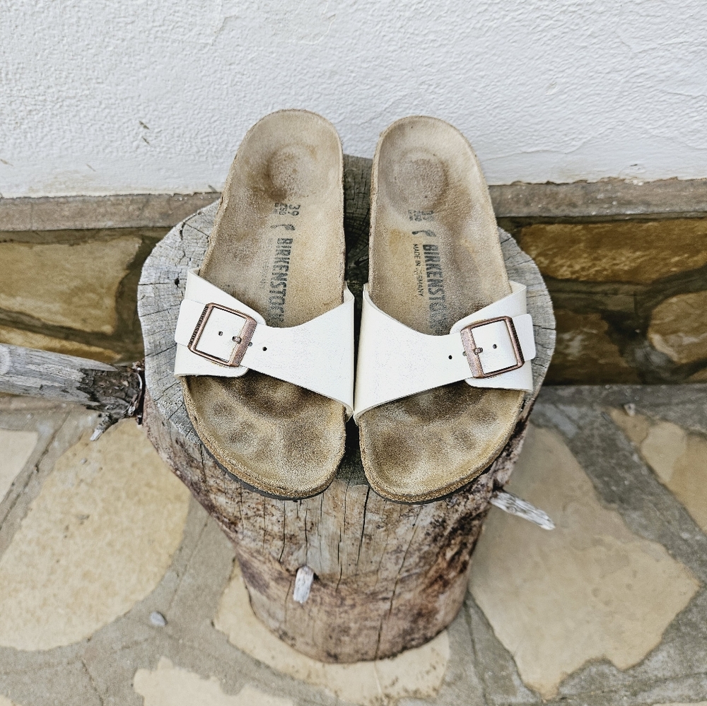Birkenstock opal white madrid sz 39